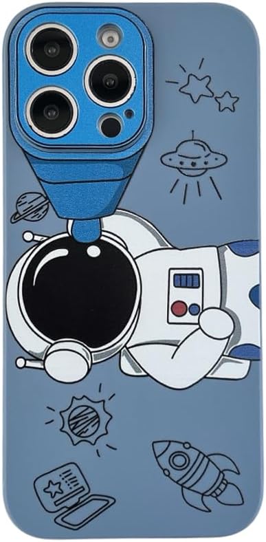 Case for iPhone Cool Cartoon Astronaut Space Design