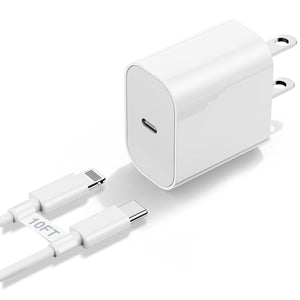 Apple MFi Certified iPhone Fast Charger, 20W  with USB C to Lightning Cable 6ft