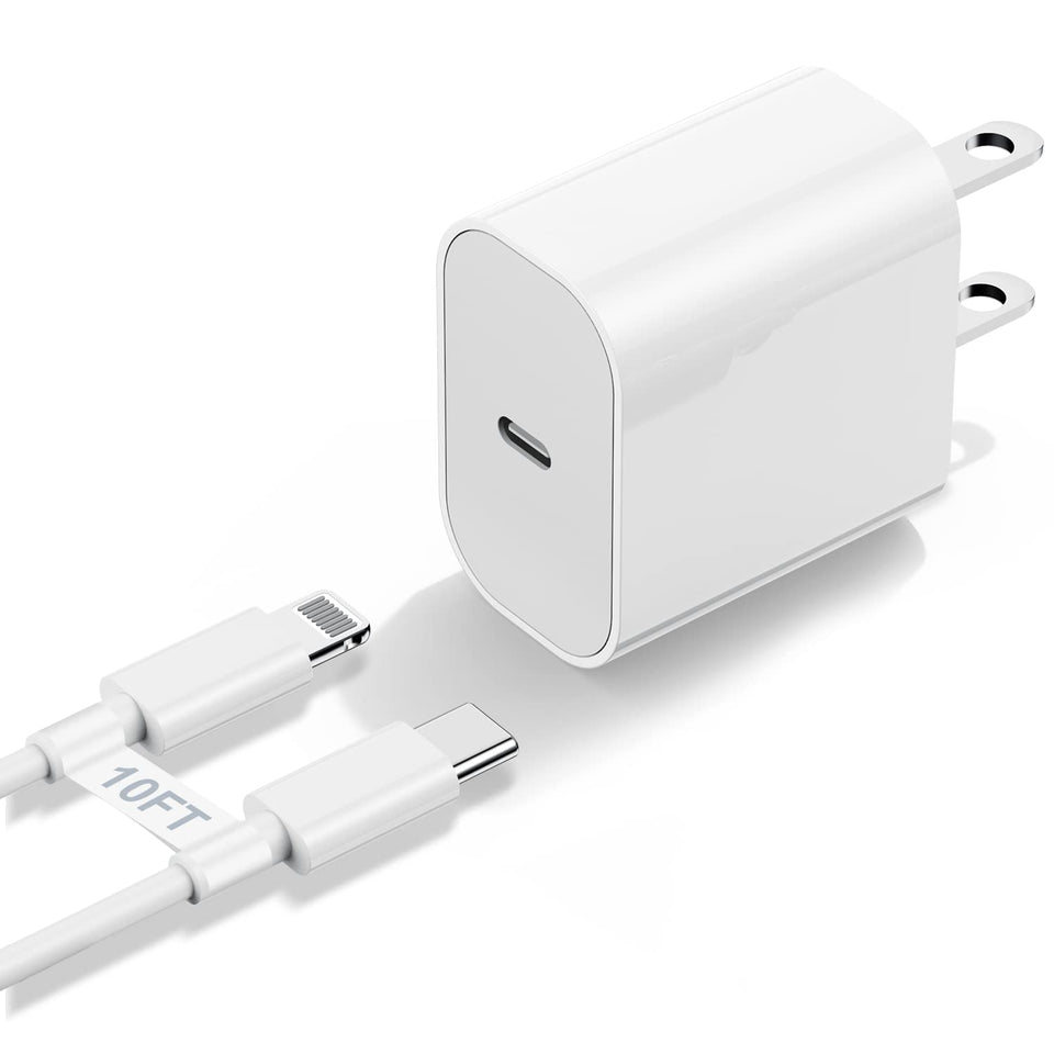 Apple MFi Certified iPhone Fast Charger, 20W  with USB C to Lightning Cable 6ft