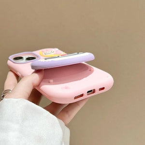 Phone Case for iPhone 14 15 16 Pro Max Case Silicone Cute labubu
