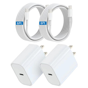 20-45W Super Fast Charging Wall Charger with 6FT Type C to C Cable