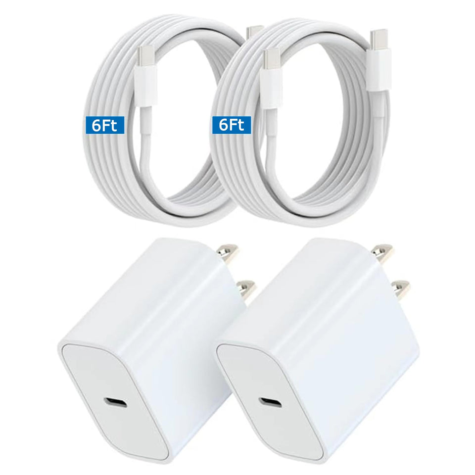 20-45W Super Fast Charging Wall Charger with 6FT Type C to C Cable