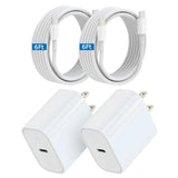 20-45W Super Fast Charging Wall Charger with 6FT Type C to C Cable