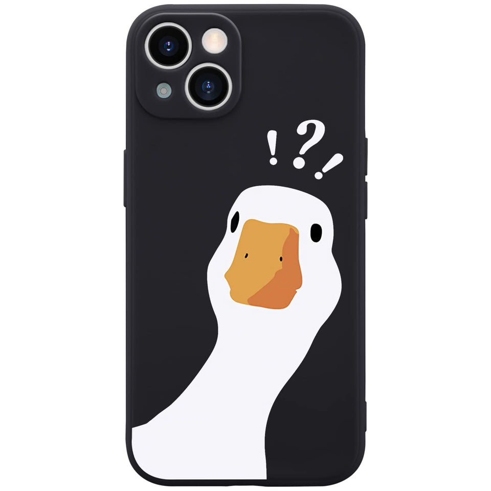 Wihytec Funny Boy Phone Case for iPhone 12 Silly Case Cover Liquid Silicone Soft Gel Rubber Durable Matt Phone Cover with Microfiber Lining Protective Cover