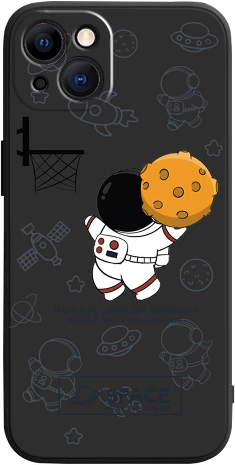 Case for iPhone Cool Cartoon Astronaut Space Design