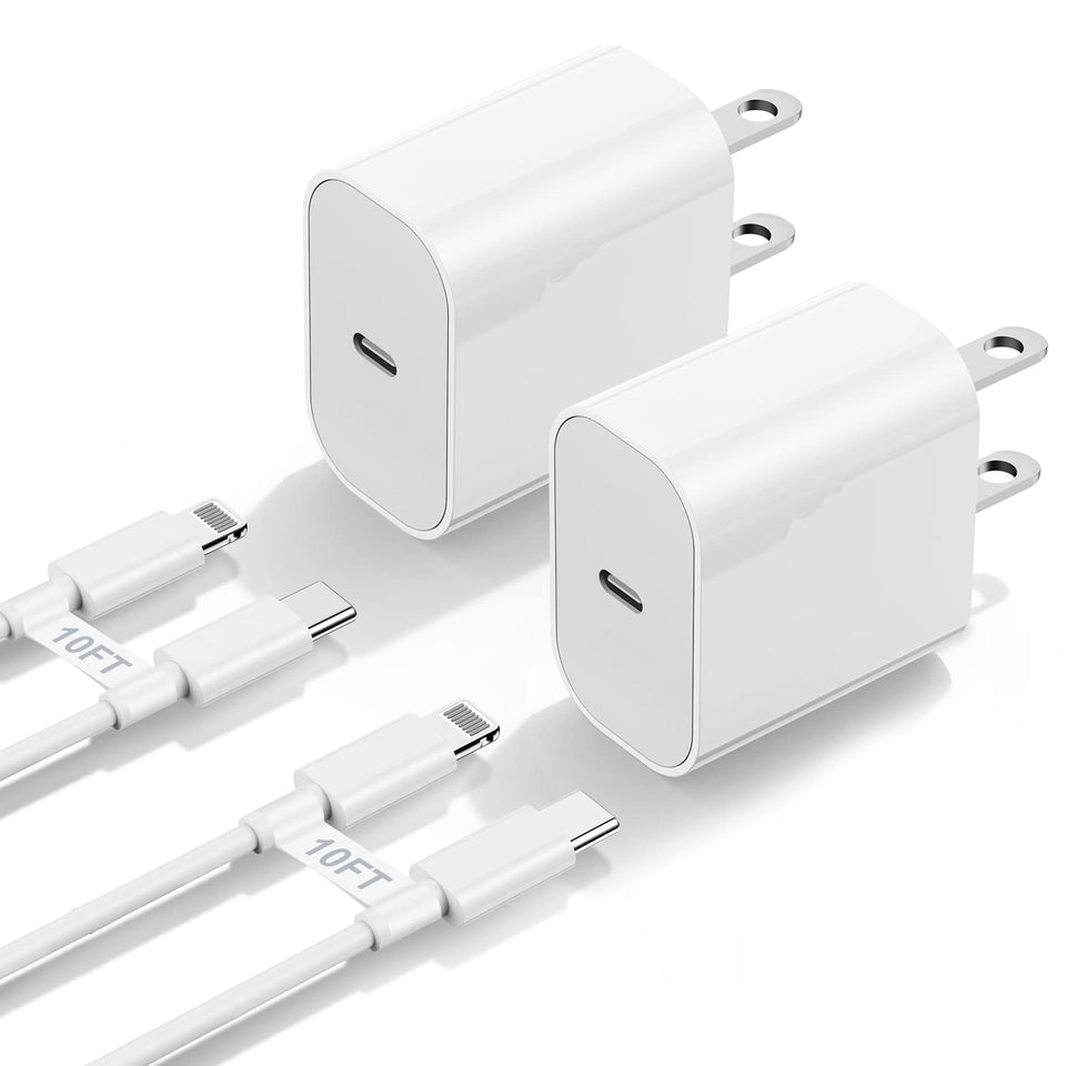 Apple MFi Certified iPhone Fast Charger, 20W  with USB C to Lightning Cable 6ft