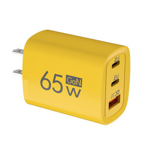 Wall Charger with USB and USB C Ports - 3 Port Adapte