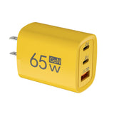 Wall Charger with USB and USB C Ports - 3 Port Adapte