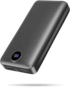 Power Bank Fast Charging 50000mAh 22.5W Portable Charger USB C Quick Charge with 3 Outputs & 2 Inputs LED Display Huge Capacity External Battery Pack for iPhone, Samsung, iPad etc