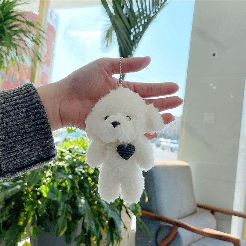 BWESOO Brown Bear Plush Keychain, Stuffed Animals Bag Pendant