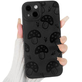 Lovmooful Compatible for iPhone Case Cute Cool  Black Design