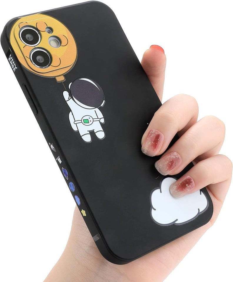 Case for iPhone Cool Cartoon Astronaut Space Design