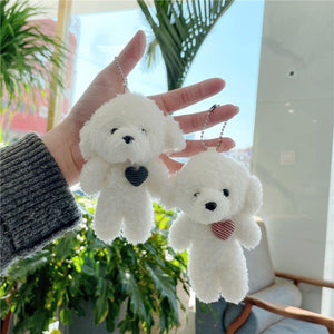 BWESOO Brown Bear Plush Keychain, Stuffed Animals Bag Pendant