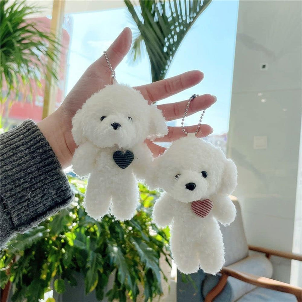 BWESOO Brown Bear Plush Keychain, Stuffed Animals Bag Pendant