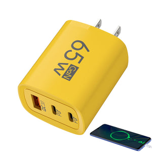 Wall Charger with USB and USB C Ports - 3 Port Adapte