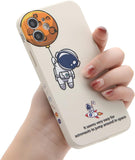 Case for iPhone Cool Cartoon Astronaut Space Design
