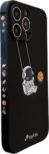 Case for iPhone Cool Cartoon Astronaut Space Design