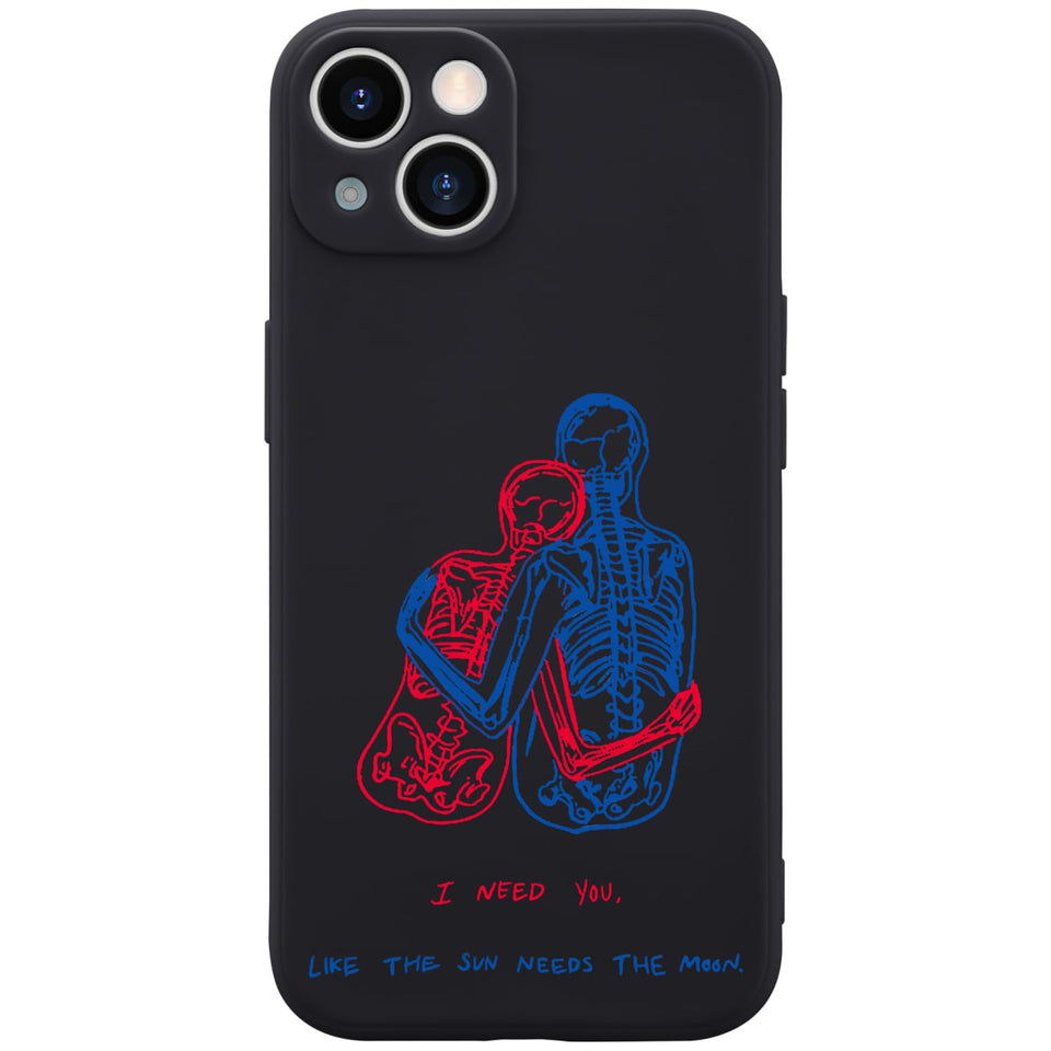 Wihytec Funny Boy Phone Case for iPhone 12 Silly Case Cover Liquid Silicone Soft Gel Rubber Durable Matt Phone Cover with Microfiber Lining Protective Cover