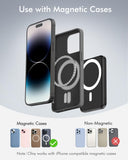 Podoru Mag-Safe Power Bank, Mini 5000mAh Magnetic Battery Pack Power Bank with USB-C Cable 20W Fast Charging Ultra Slim for MagSafe Charger Portable for iPhone 16/15/14/13/12/ All Series-Black