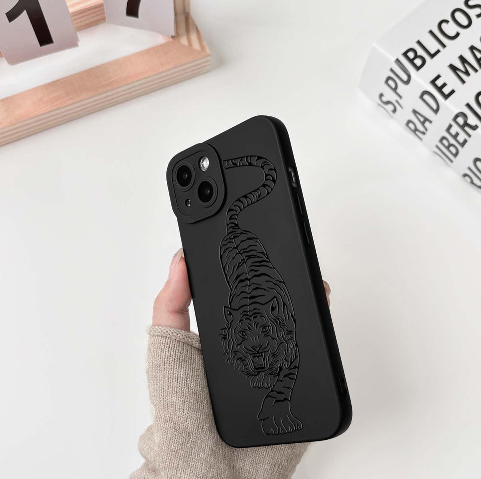 Lovmooful Compatible for iPhone Case Cute Cool  Black Design