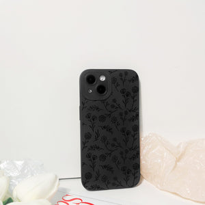 Lovmooful Compatible for iPhone Case Cute Cool  Black Design