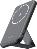 INIU for MagSafe Portable Charger, Ultra Slim 5500mAh 20W Magnetic Power Bank with Foldable Stand, USB-C in&Out Wireless Battery Pack, for iPhone 16/16 Plus/16 Pro/16 Pro Max, iPhone 15/14/13/12