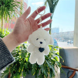 BWESOO Brown Bear Plush Keychain, Stuffed Animals Bag Pendant