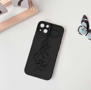 Lovmooful Compatible for iPhone Case Cute Cool  Black Design