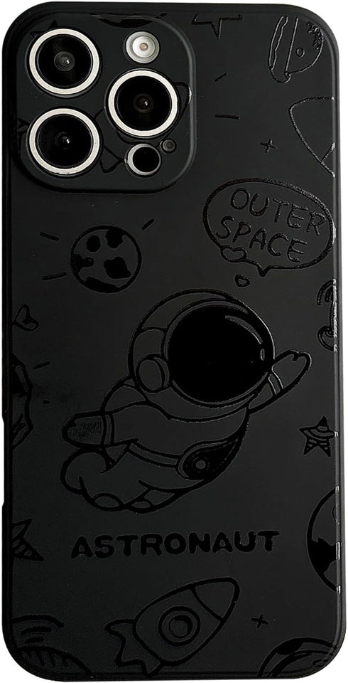 Case for iPhone Cool Cartoon Astronaut Space Design
