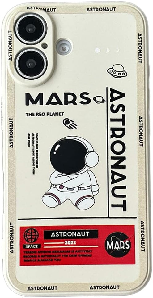 Case for iPhone Cool Cartoon Astronaut Space Design