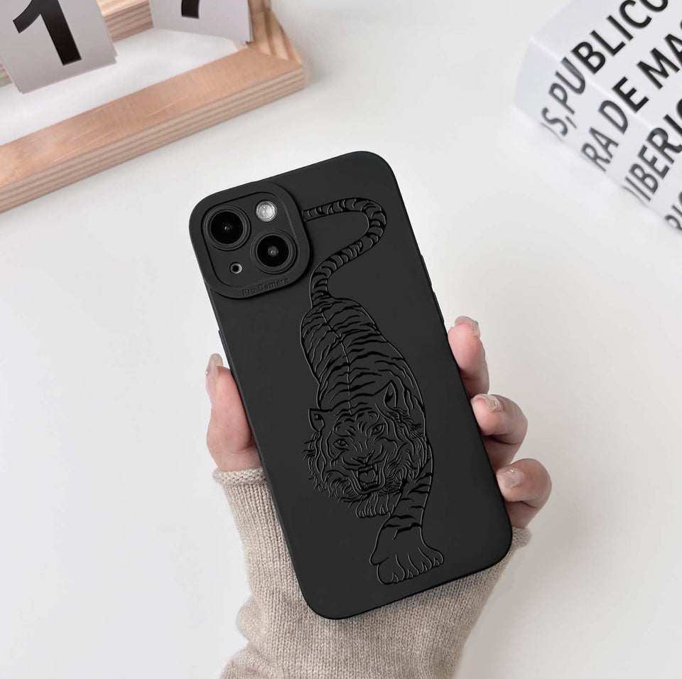Lovmooful Compatible for iPhone Case Cute Cool  Black Design