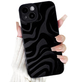 Lovmooful Compatible for iPhone Case Cute Cool  Black Design