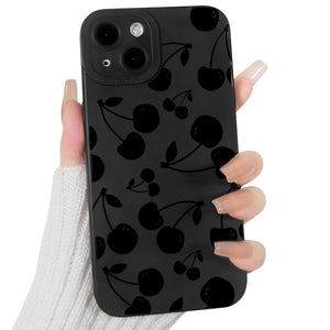 Lovmooful Compatible for iPhone Case Cute Cool  Black Design