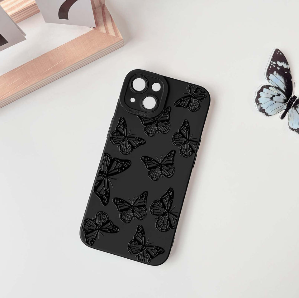 Lovmooful Compatible for iPhone Case Cute Cool  Black Design