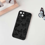 Lovmooful Compatible for iPhone Case Cute Cool  Black Design