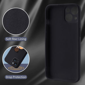Wihytec Funny Boy Phone Case for iPhone 12 Silly Case Cover Liquid Silicone Soft Gel Rubber Durable Matt Phone Cover with Microfiber Lining Protective Cover