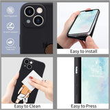 Wihytec Funny Boy Phone Case for iPhone 12 Silly Case Cover Liquid Silicone Soft Gel Rubber Durable Matt Phone Cover with Microfiber Lining Protective Cover