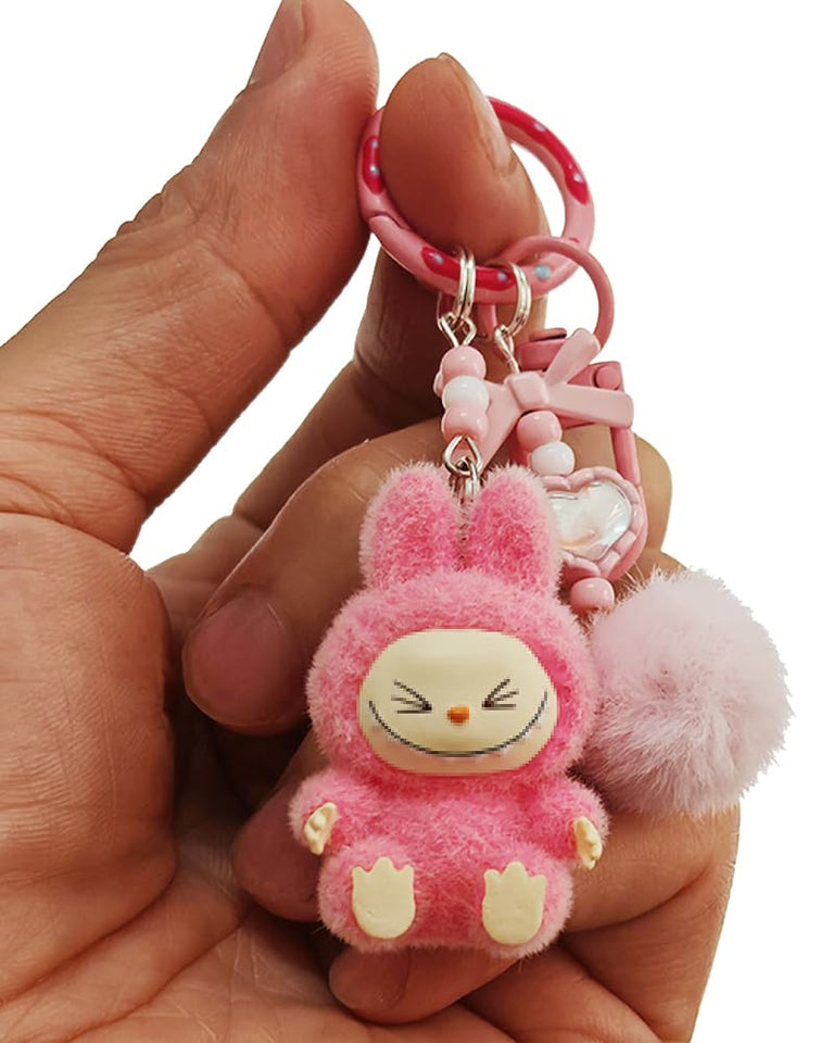 Labubu Cartoon Key Chain for Bag Charms Handbag Phones