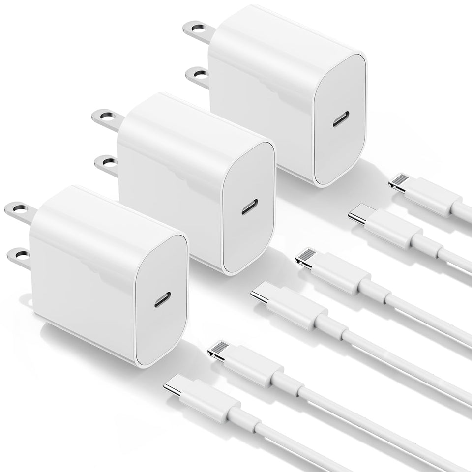 Apple MFi Certified iPhone Fast Charger, 20W  with USB C to Lightning Cable 6ft