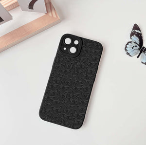 Lovmooful Compatible for iPhone Case Cute Cool  Black Design