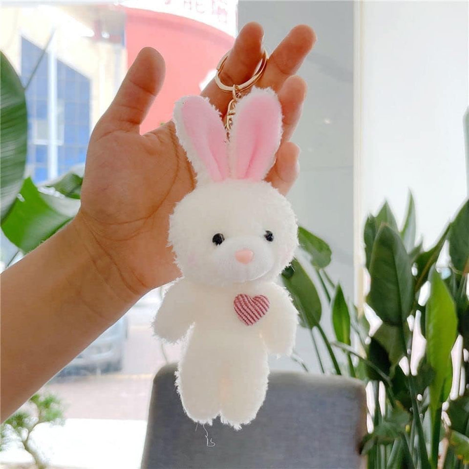 BWESOO Brown Bear Plush Keychain, Stuffed Animals Bag Pendant