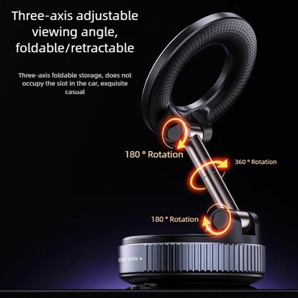 Vacuum Magnetic Mount Active Cooling With Smart LED Display