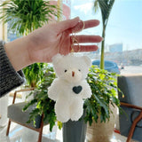 BWESOO Brown Bear Plush Keychain, Stuffed Animals Bag Pendant