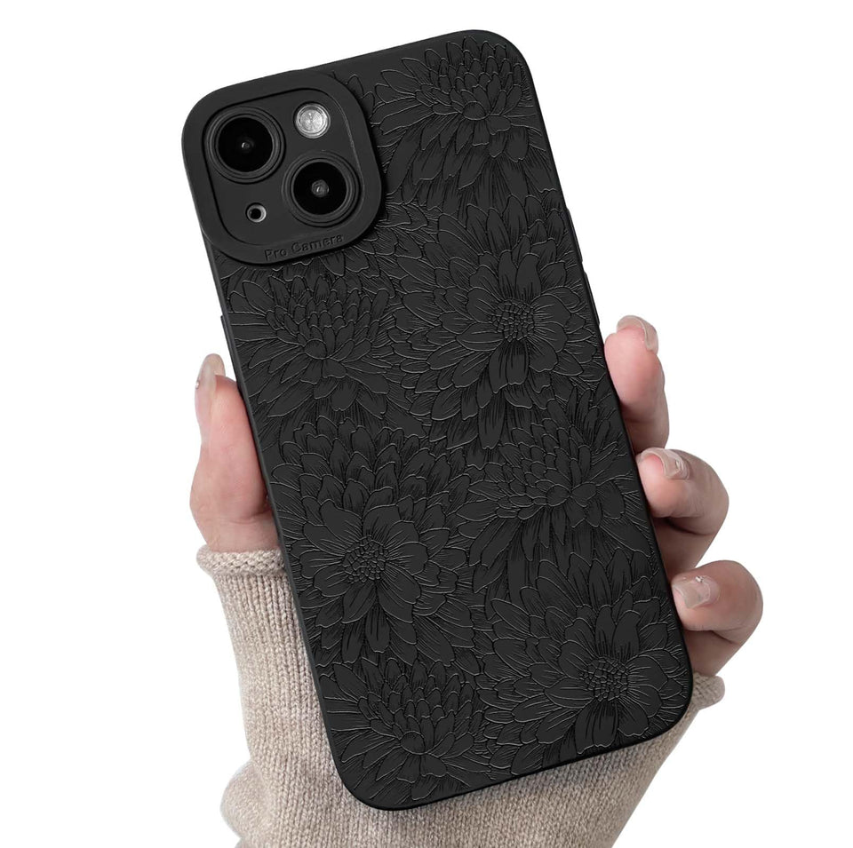 Lovmooful Compatible for iPhone Case Cute Cool  Black Design