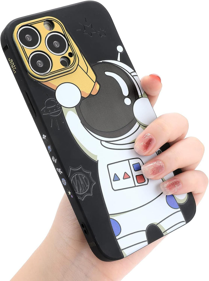 Case for iPhone Cool Cartoon Astronaut Space Design