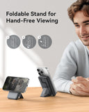 INIU for MagSafe Portable Charger, Ultra Slim 5500mAh 20W Magnetic Power Bank with Foldable Stand, USB-C in&Out Wireless Battery Pack, for iPhone 16/16 Plus/16 Pro/16 Pro Max, iPhone 15/14/13/12