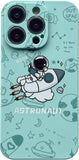 Case for iPhone Cool Cartoon Astronaut Space Design