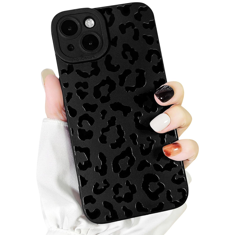 Lovmooful Compatible for iPhone Case Cute Cool  Black Design