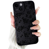 Lovmooful Compatible for iPhone Case Cute Cool  Black Design