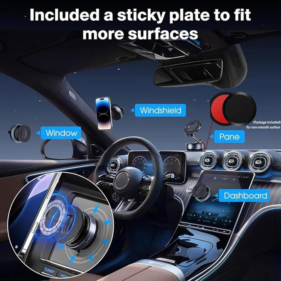Vacuum Magnetic Mount Active Cooling With Smart LED Display